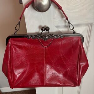 Red Frame Women's Handbag